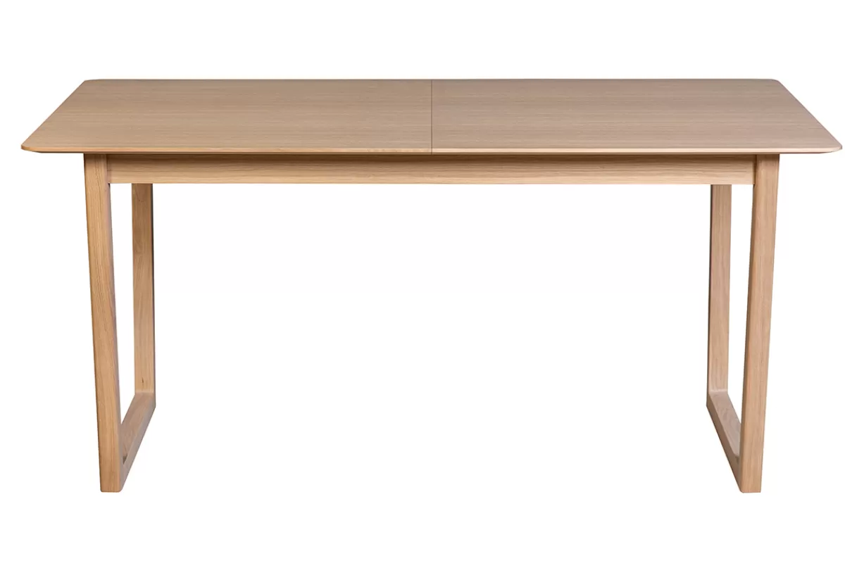Miliboo Mesa De Comedor Fija | Mesa Extensible-Mesa de comedor extensible chapado roble L160-240 cm LAHO