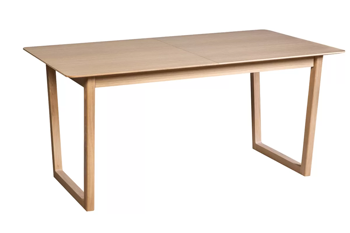 Miliboo Mesa De Comedor Fija | Mesa Extensible-Mesa de comedor extensible chapado roble L160-240 cm LAHO