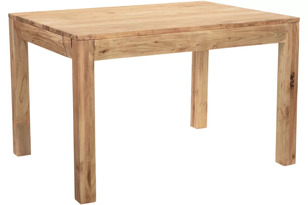 Miliboo Mesa De Comedor Fija | Mesa Extensible-Mesa de comedor extensible en acacia maciza L120-210 cm BALTO