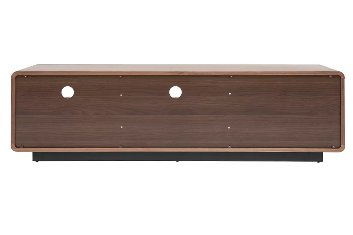 Miliboo Mueble Tv De Diseño-Mueble TV vintage con acabado de nogal 160 cm JAKO