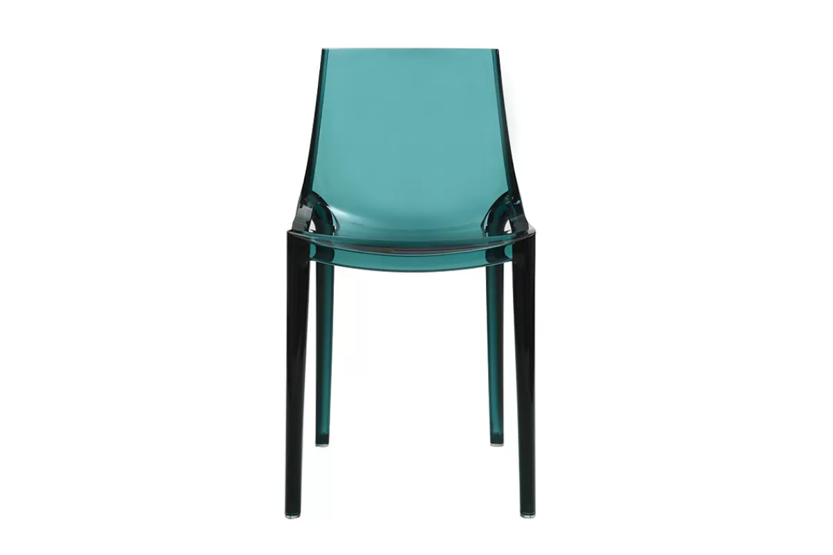 Miliboo Sillas Modernas | Silla De Jardín-Sillas diseño verde agua lote de 2 interior / exterior YZEL