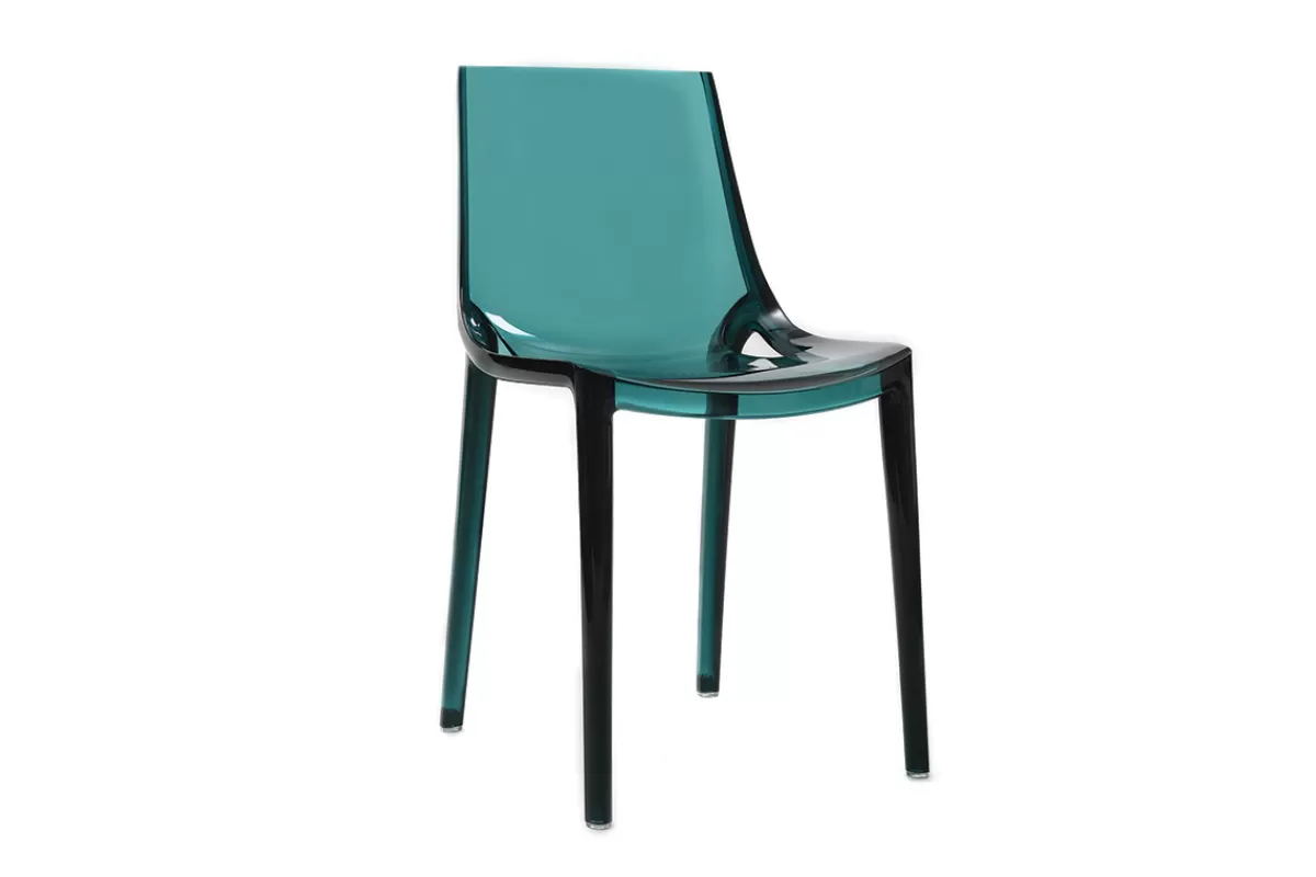 Miliboo Sillas Modernas | Silla De Jardín-Sillas diseño verde agua lote de 2 interior / exterior YZEL